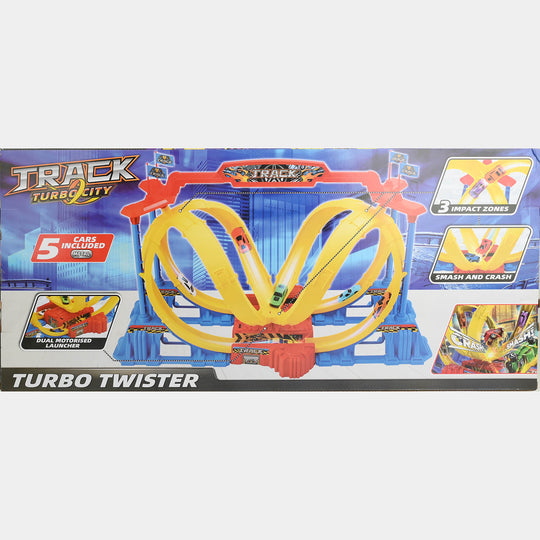 Turbo Twister Motorized Crash Track Set For Kids