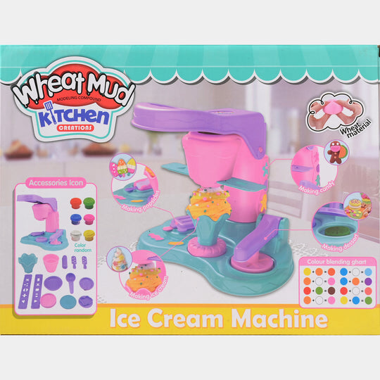 Mud Kitchen Creations – Ice Cream Machine Toy Set