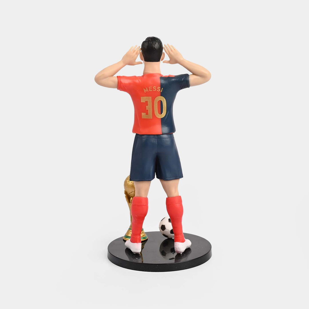 Kids Football Player Action Figure with Trophy