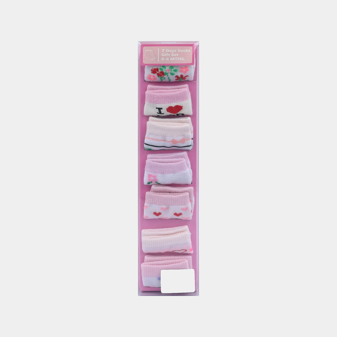 Baby Socks  7Pairs | 0-6M