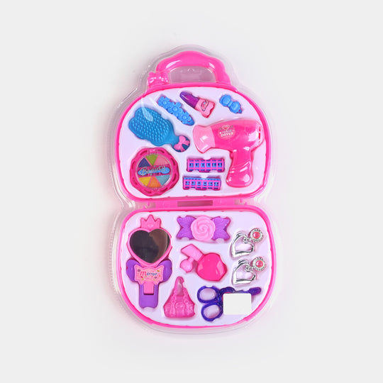 Beauty Set With Hair Dryer For Girls