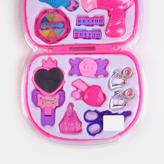 Beauty Set With Hair Dryer For Girls