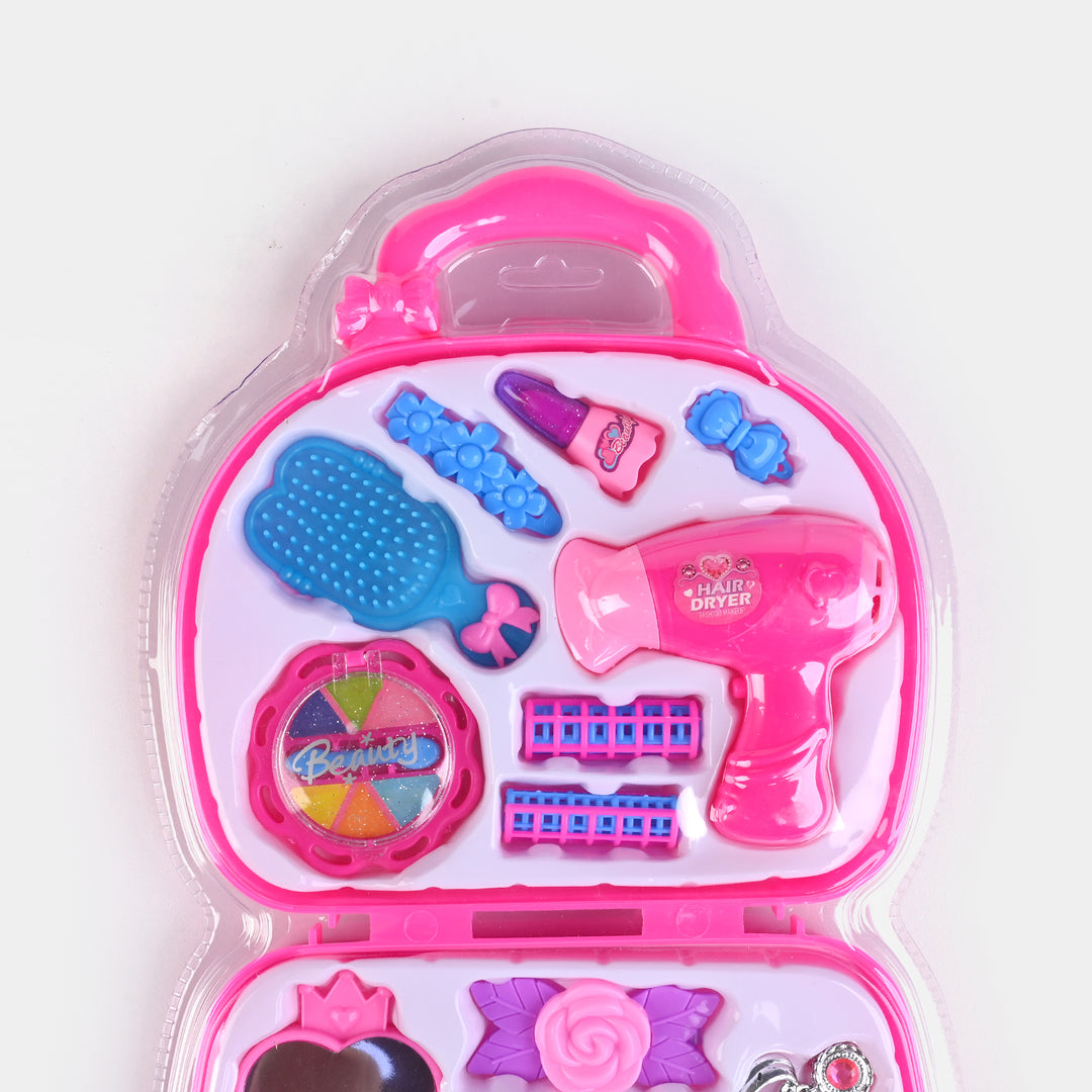Beauty Set With Hair Dryer For Girls