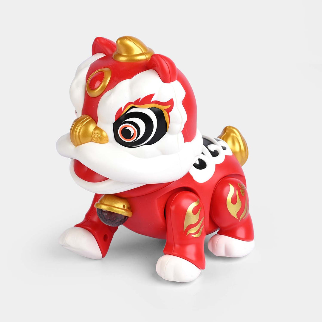 Electric Lion Dance With Musical Toy For Kids