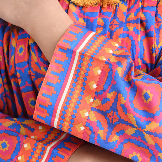 Girls Cotton Poplin Printed 2PC Suit
