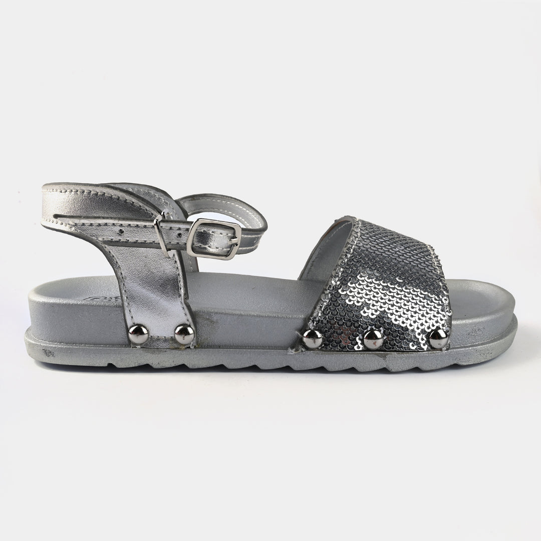 Girls Sandal SA-34-SILVER
