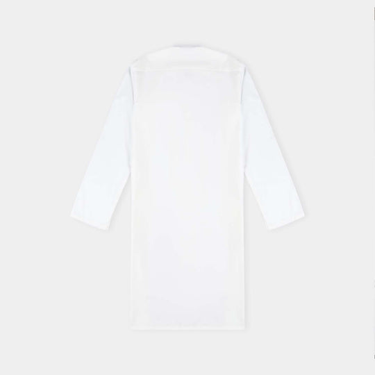 Teen Boys Poly Viscose Kurta Shalwar-White