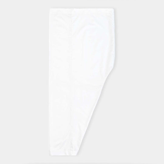 Teen Boys Poly Viscose Kurta Shalwar-White