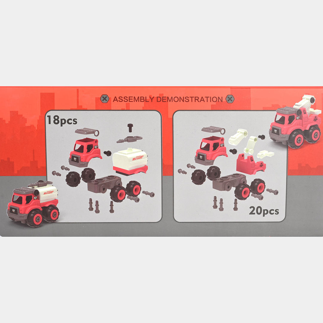 DIY 2-in-1 Truck Assembly Toy for Kids