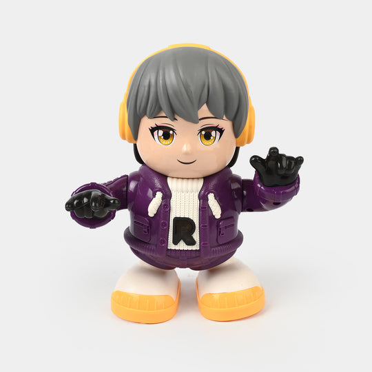 Dancing & Singing Cartoon Doll – Light-Up Toy