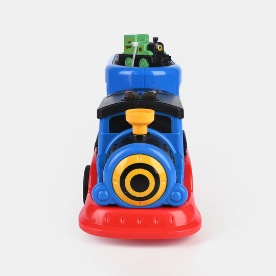 Magnetic Train: Double-Decker Transport Train