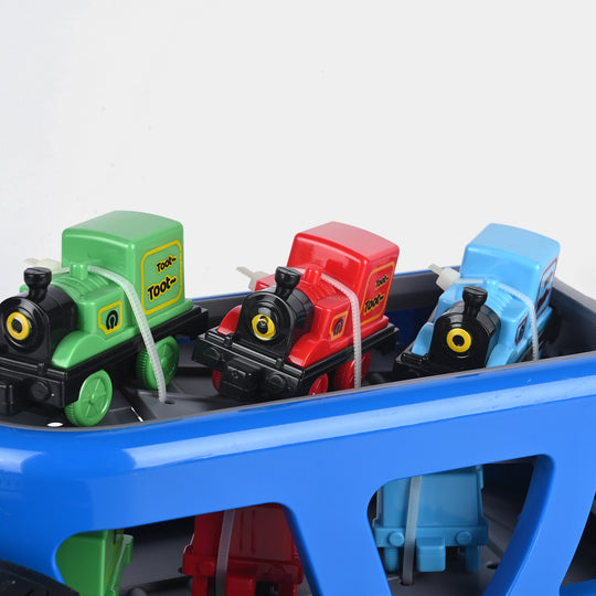 Magnetic Train: Double-Decker Transport Train