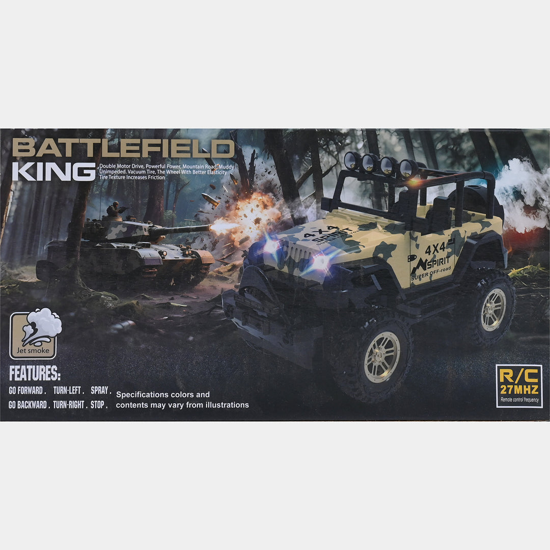 Kids Remote Control 4x4 Off-Road Military Jeep