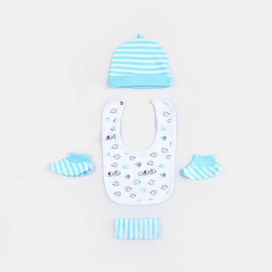 Infant Boys Cotton Interlock 6 Piece Se-S.White