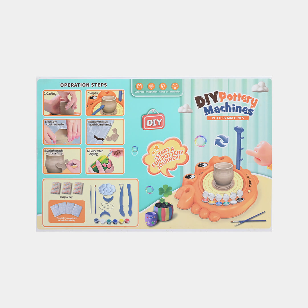 Kids DIY Pottery Wheel and Craft Kit