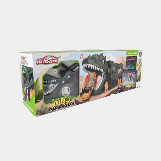 Dino Parking Lot Play Set with Light & Sound