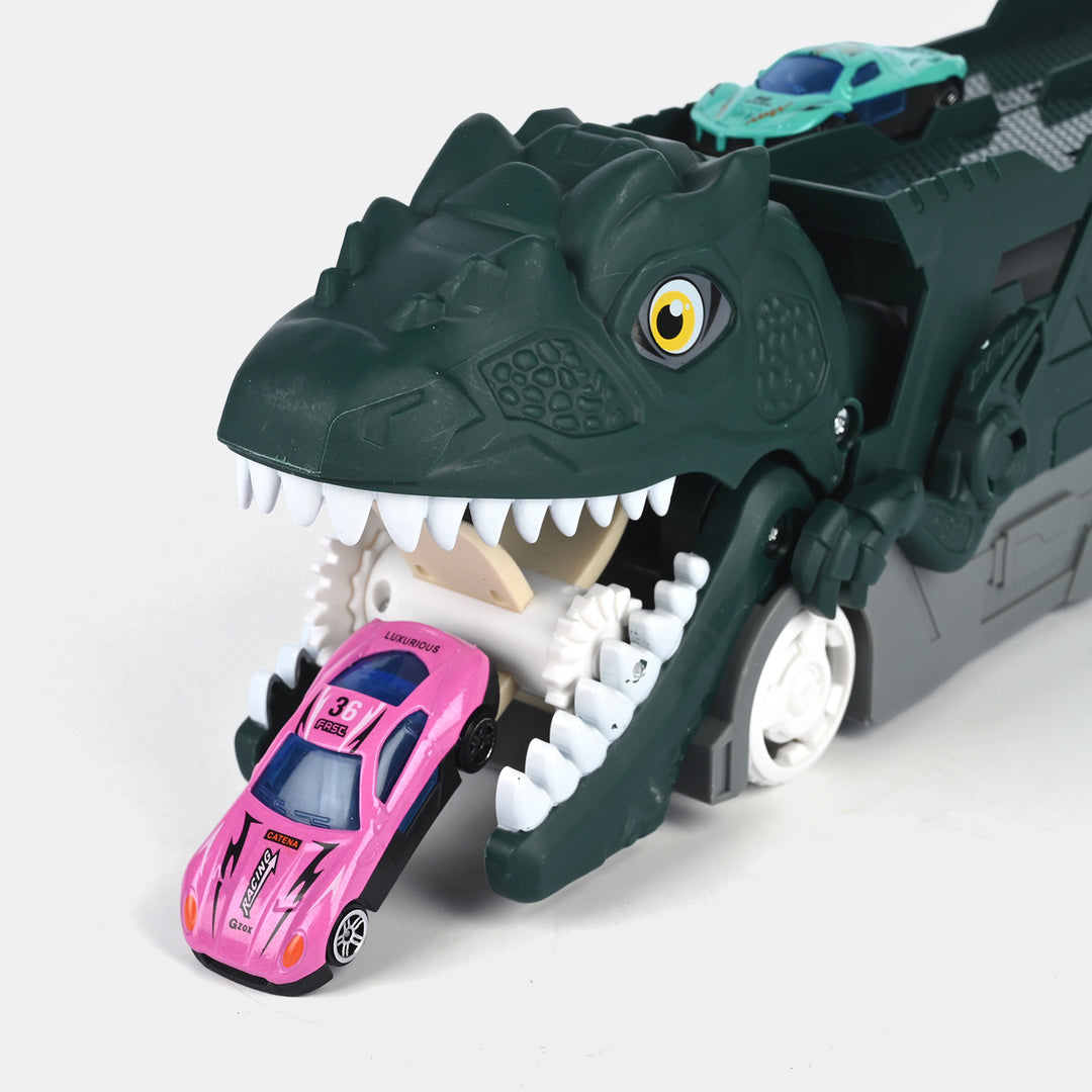 Dino Parking Lot Play Set with Light & Sound