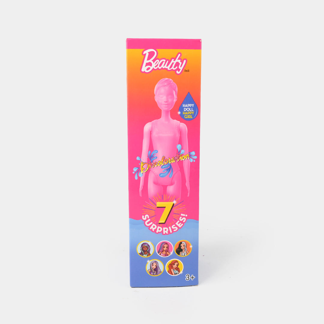 Beauty Doll Discoloration Reveal Set for Girls