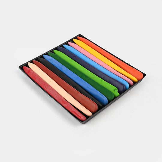 Triangle Plastic Crayon 12 Color