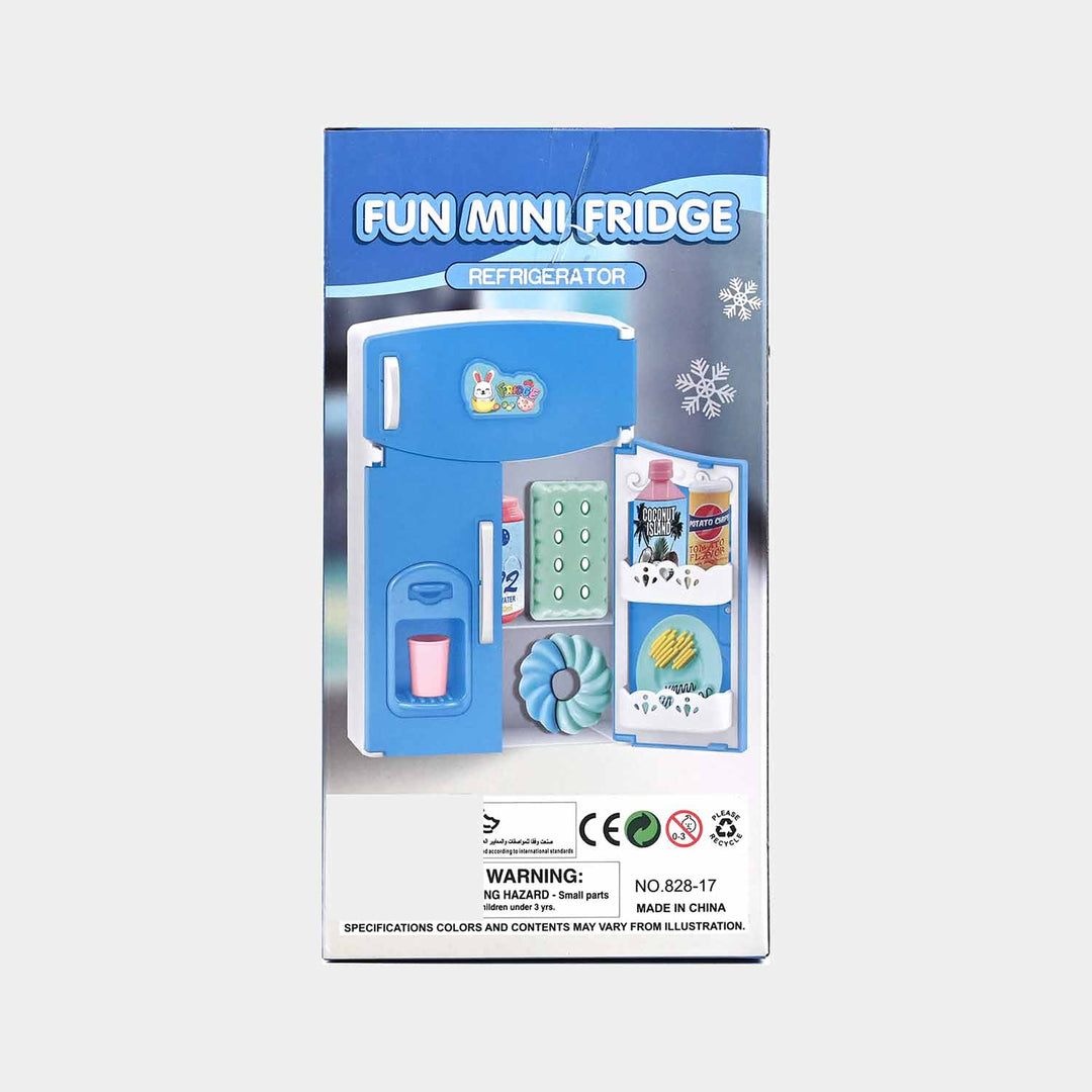 Mini Refrigerator Play Set For Kids