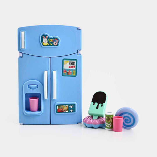 Mini Refrigerator Play Set For Kids