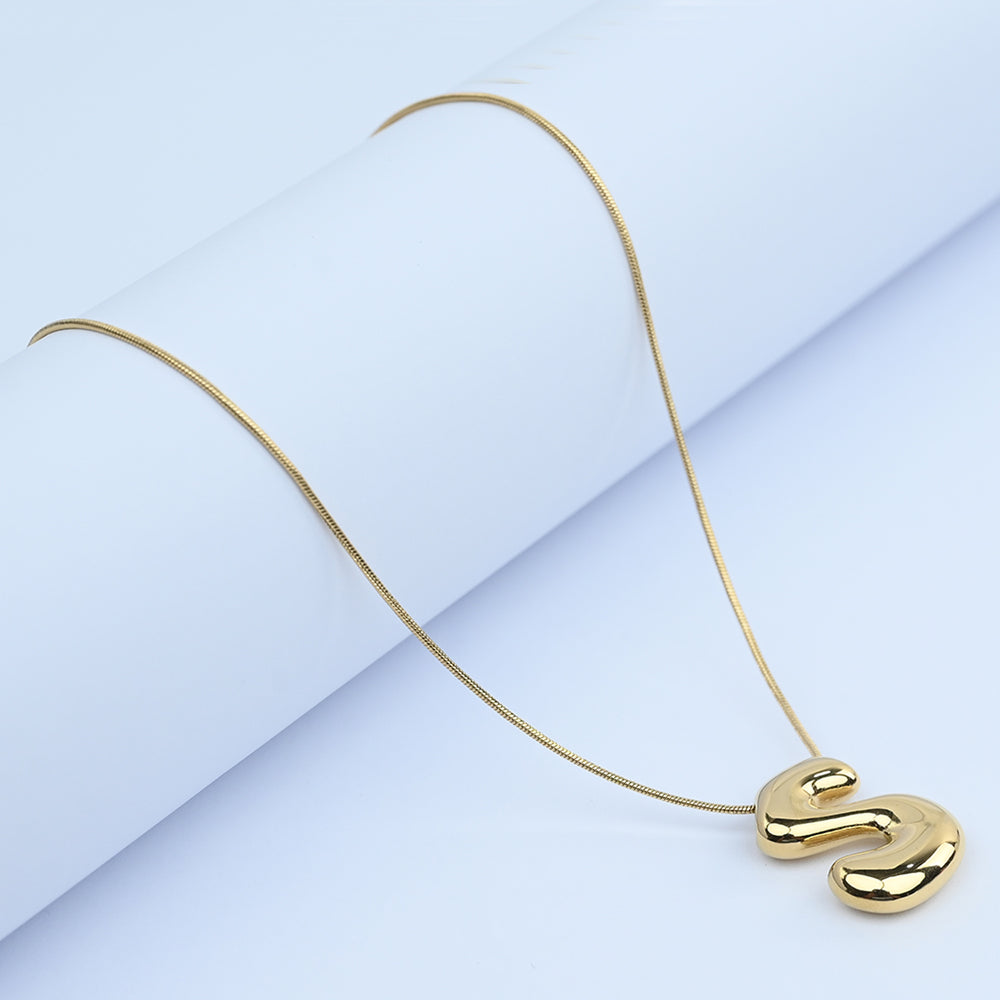 Necklace & Alphabet Pendant for Girls