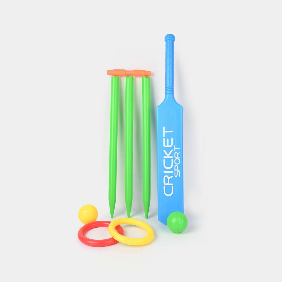 2 IN 1 Cricket Play Game Set For Kids