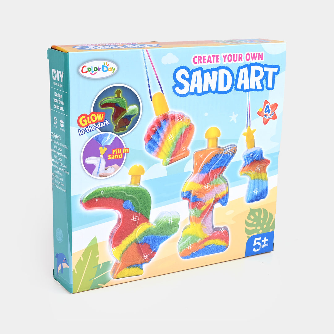 Create Your Own Sand Art – Glow-in-the-Dark Activity Kit For Kids