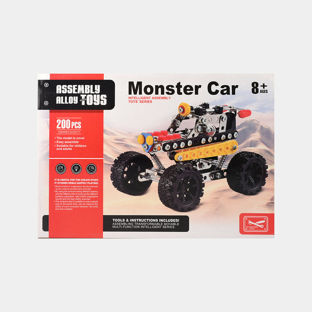 DIY Assembly Iron Monster Truck 200Pcs