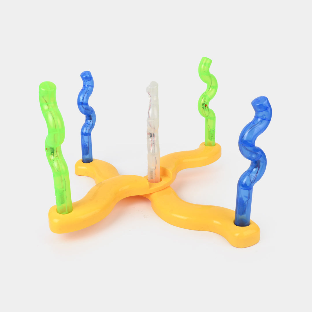 Sportset Ferrule Game Light-Up Ring Toss Fun
