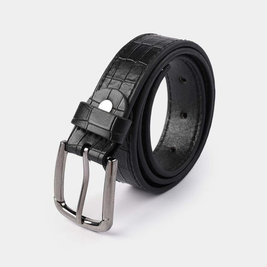 Kids Belt Textured - Black