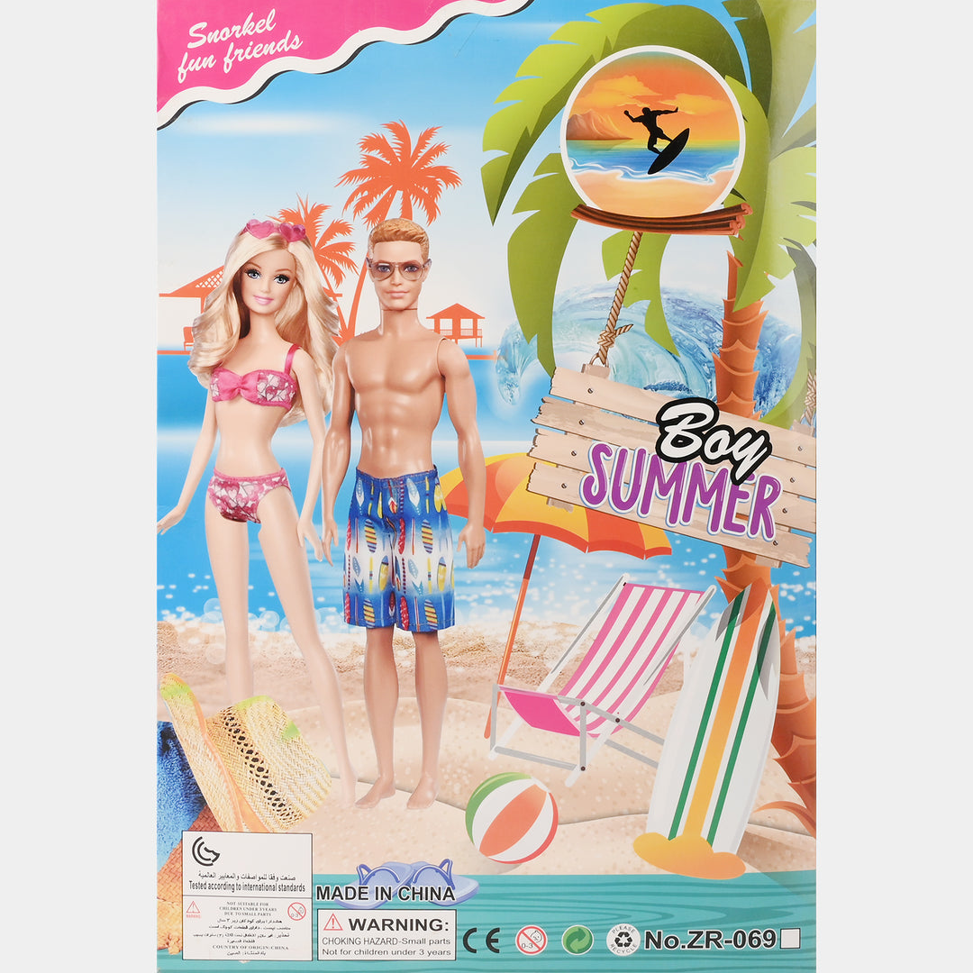FASHION DOLL WITH MOVEABLE JOINT TOY FOR GIRLS