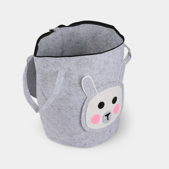 Kids Storage Basket with Zipper Lid – Multipurpose Organizer