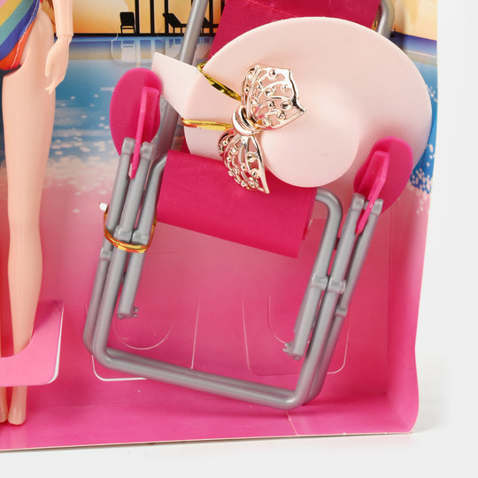FASHION DOLL WITH MOVEABLE JOINT TOY FOR GIRLS