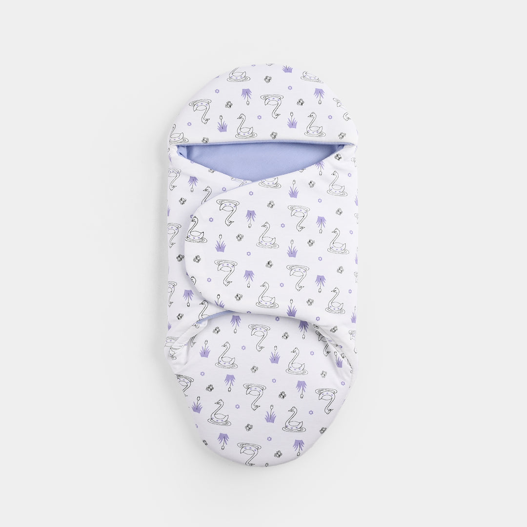 Infant Baby Foam Swaddle Duck | Purple