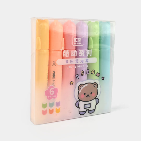 Graffiti Highlighter Pen - 6 Pcs