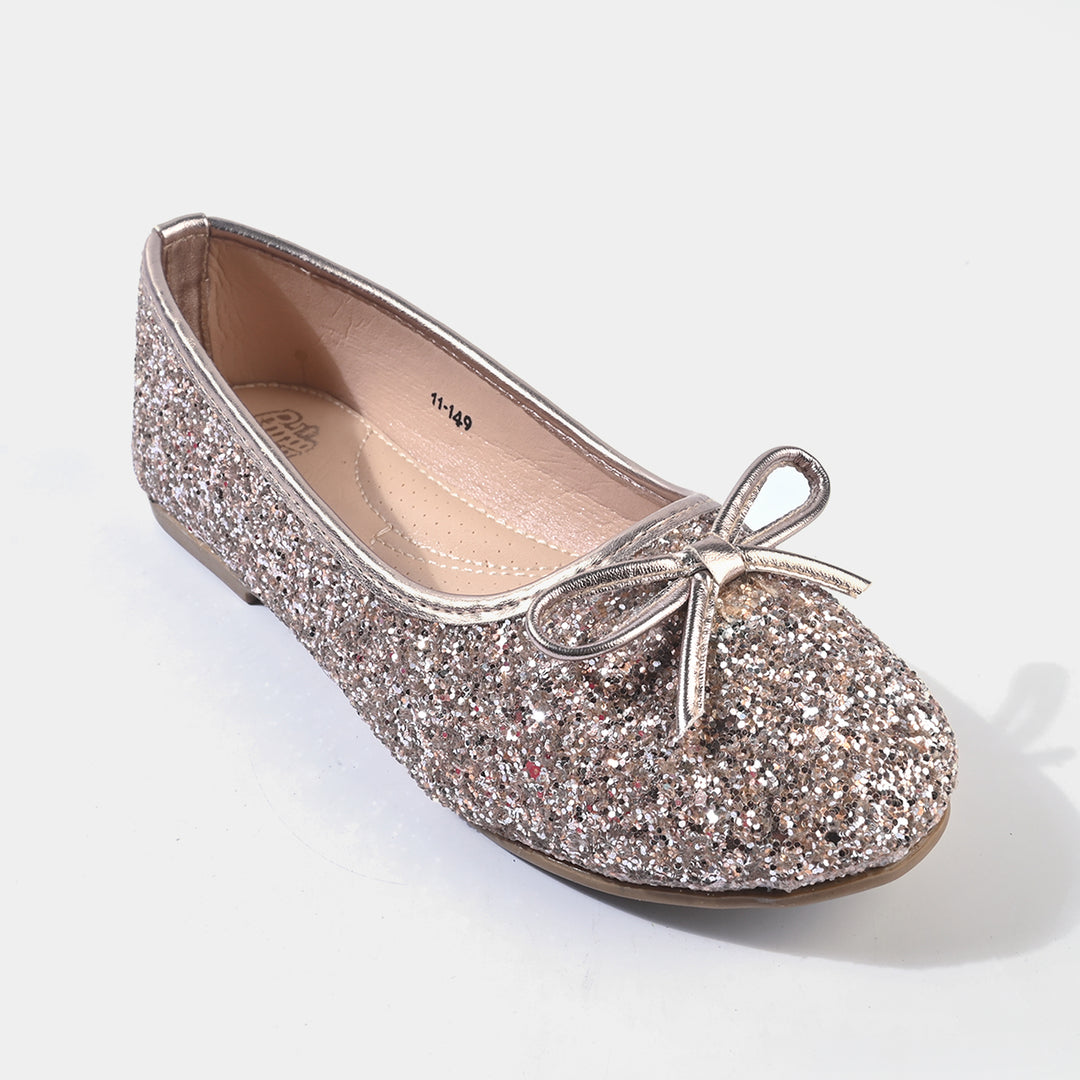 Girls Pumps 11-149-CHAMPAGNE