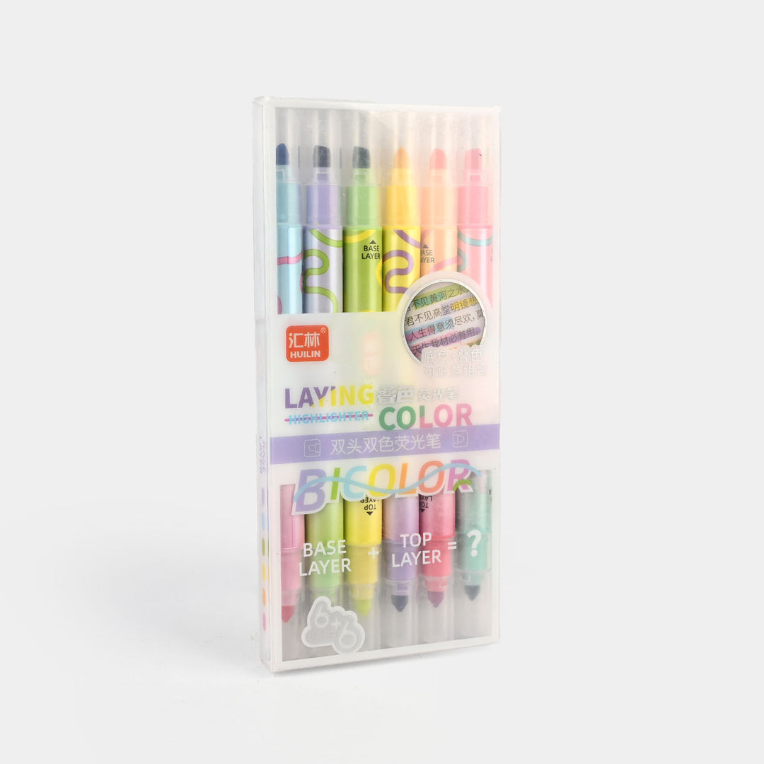 Premium Highlighter – Smooth, Bright & Perfect for Everyday Use 6Pcs