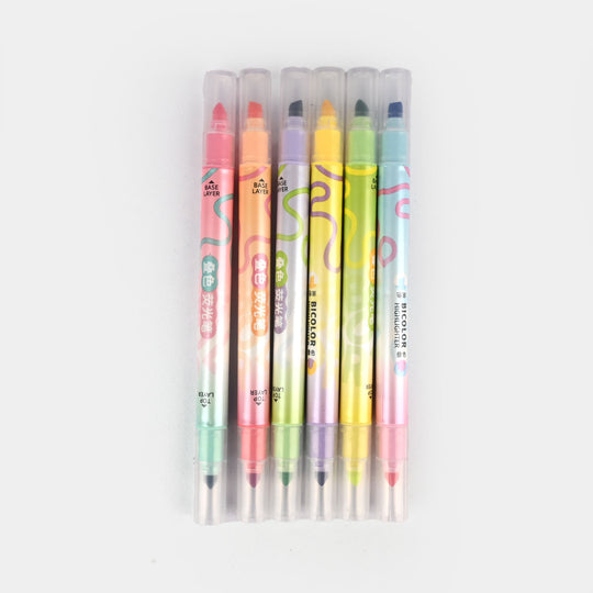 Premium Highlighter – Smooth, Bright & Perfect for Everyday Use 6Pcs