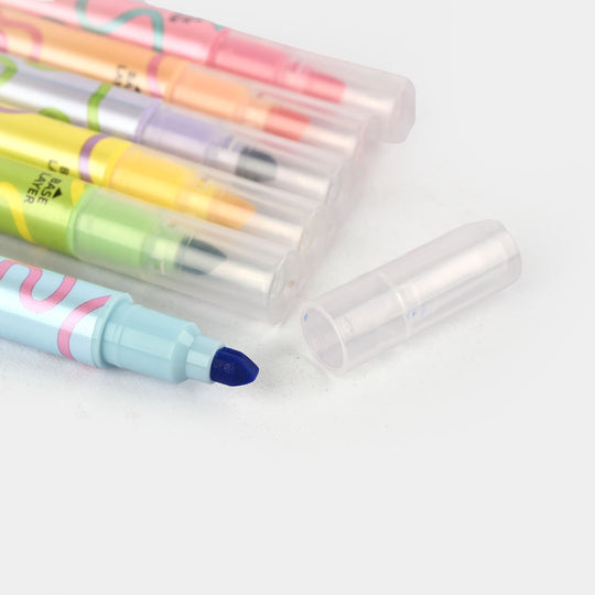 Premium Highlighter – Smooth, Bright & Perfect for Everyday Use 6Pcs