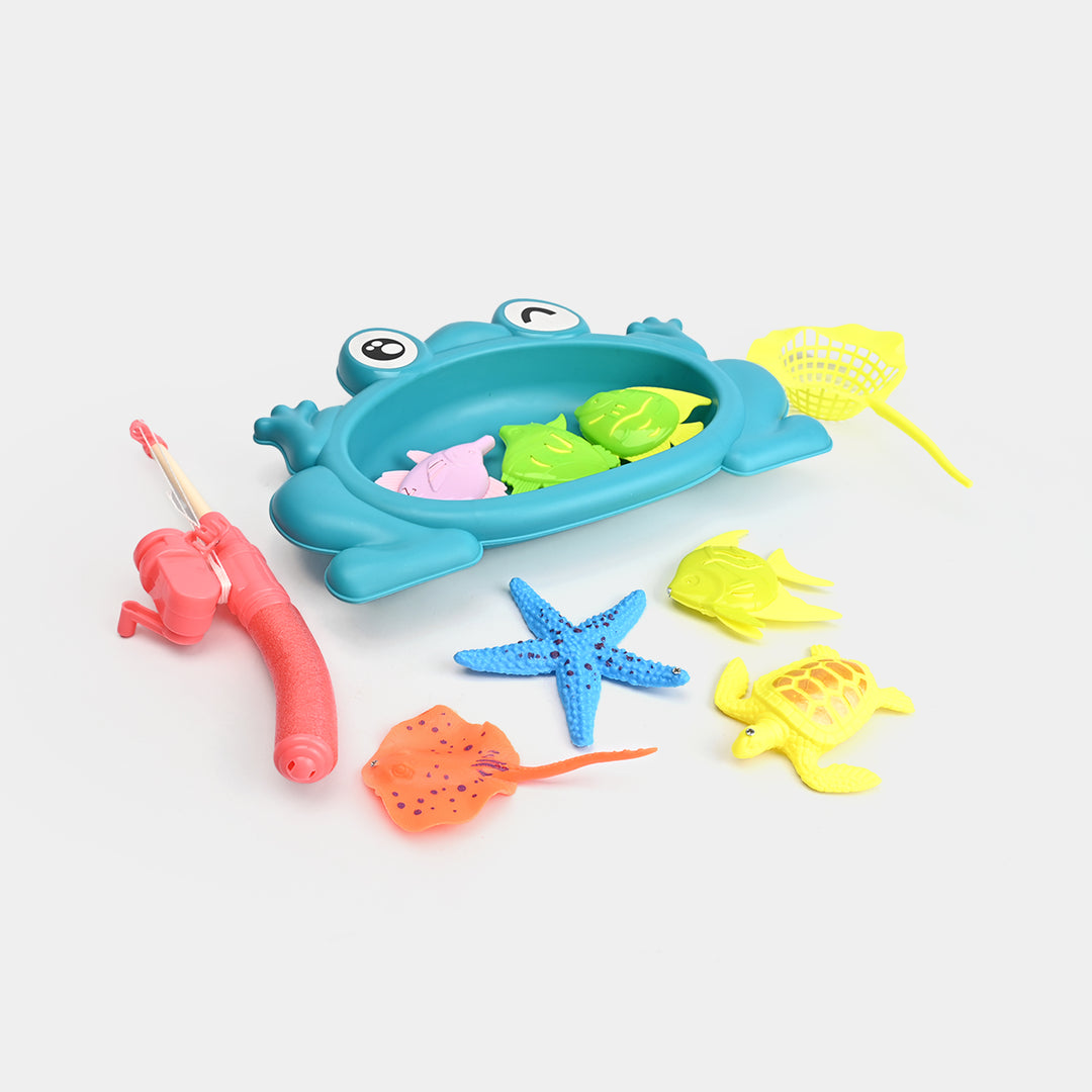 Frog Basin Fishing Game For Kids