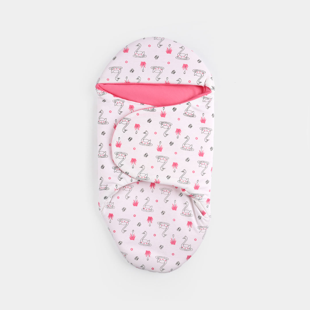 Infant Baby Foam Swaddle Duck | Pink