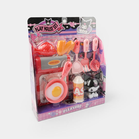 Gas Stove Kitchen Set For Girls
