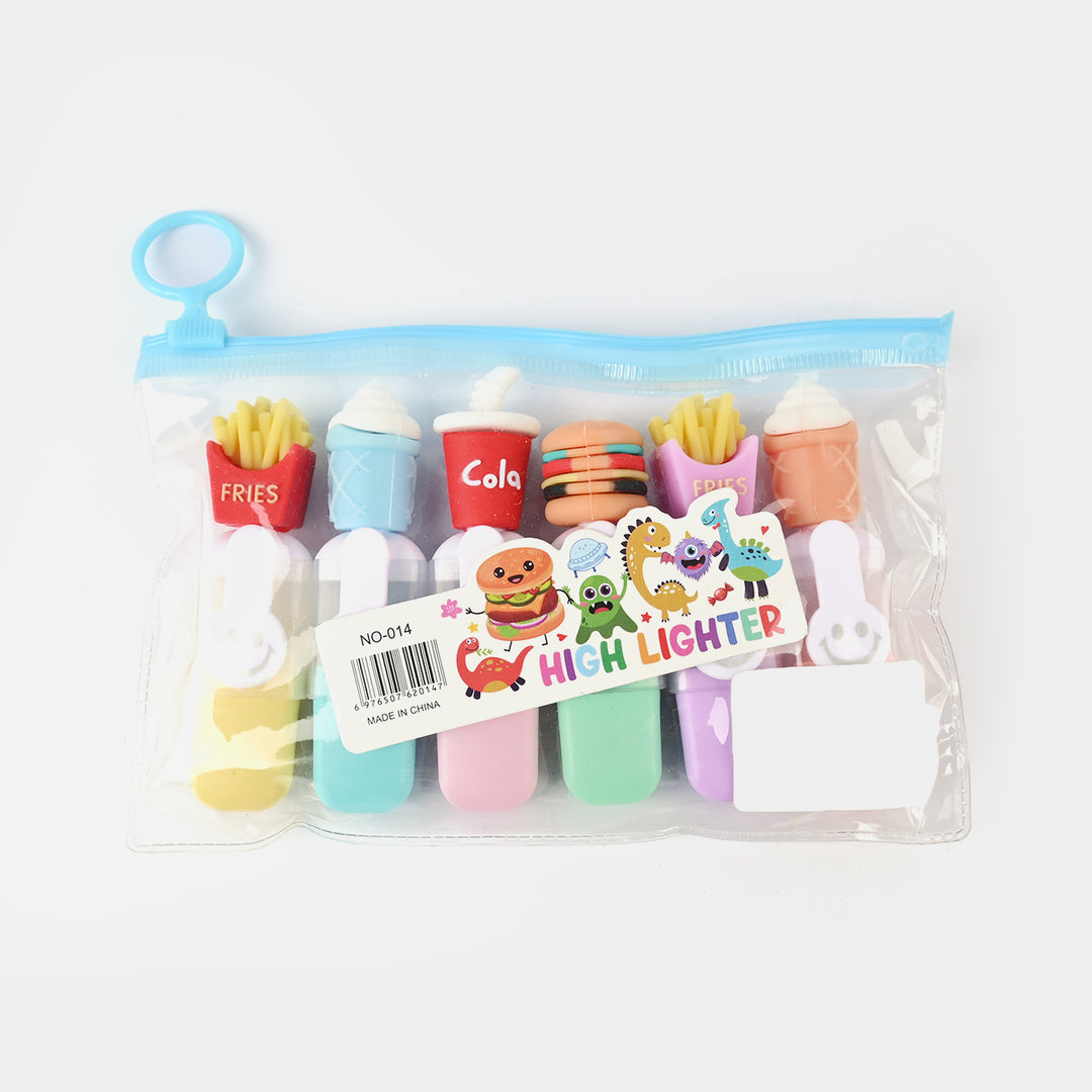 Mini Cute Shape Highlighter Set | 6PCs