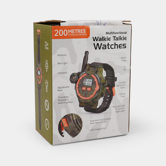 Rechargeable Walkie Talkie Watches for Kids Two-Way Radio