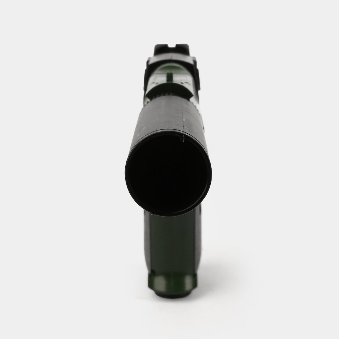 Military Green Desert Eagle Soft Dart Toy Blaster With Silencer