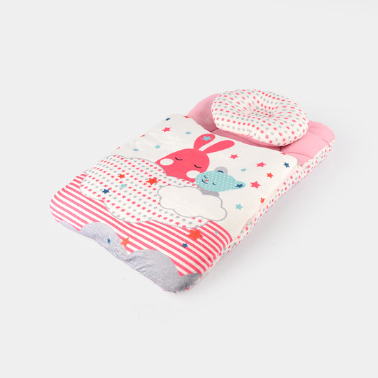 Cute Printed Baby Carry Nest with Head Pillow