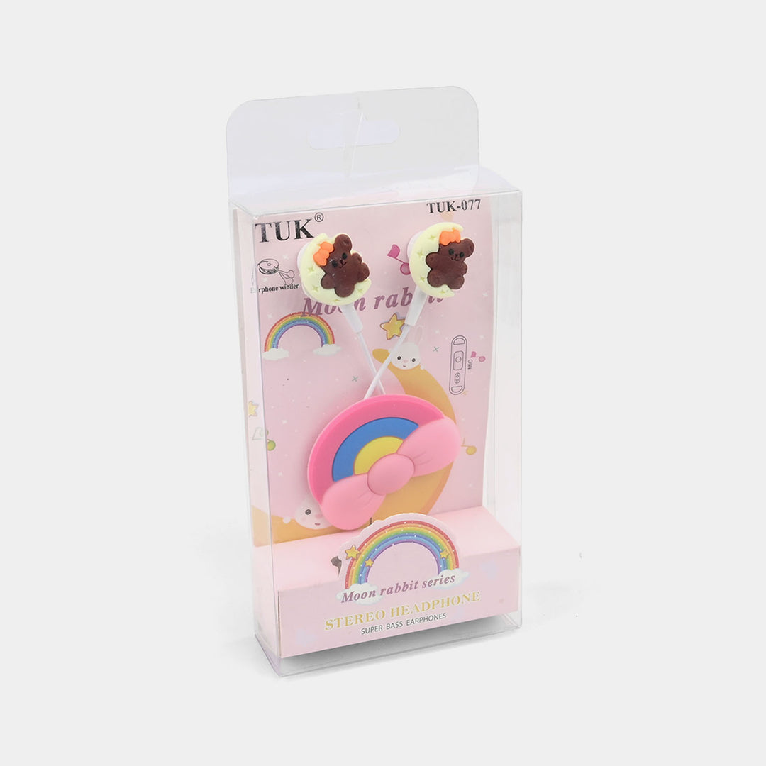 Adorable Theme Wired Stereo Earphones