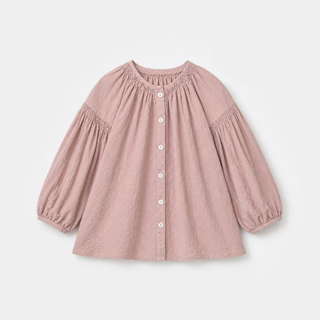 Girls Polyester Casual Top Rose