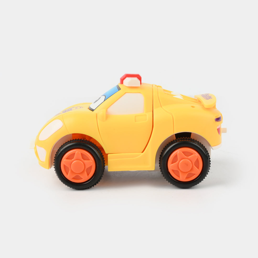 Cartoon Plastic Car Toy